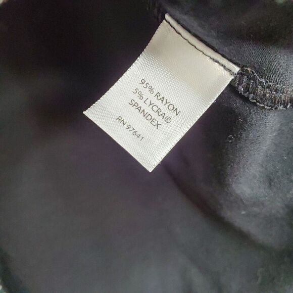 J Jill Wearever Collection Jacket Top Womens Small One Button Black White - Picture 4 of 9